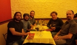 Mario, Pedro, J&uacute;lio, Oliver and Max  "at" the V CLPV meeting in Colonia del Sacramento, Uruguay, 2015
