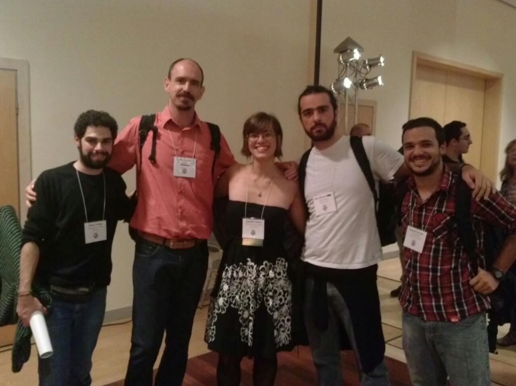 Pedro, Max, Gabi, M&aacute;rio and Gabriel at  SVP 2014 Meeting in Berlin
