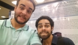 Pedro and J&uacute;lio at  SVP 2015 Meeting in Dallas